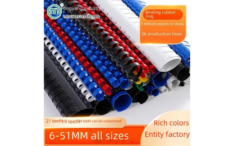 Wholesale Binding Apron A4 Plastic Spiral Binding Apron Voucher Tender Binding Ring Binding Strip
