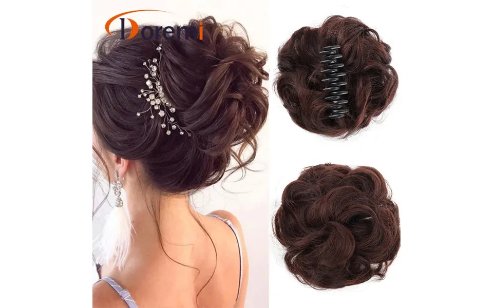 Wig Bun Bun Female Grab Clip Hair Circle Bun Detachable Increase 70g Hair Bag Fluffy Messy