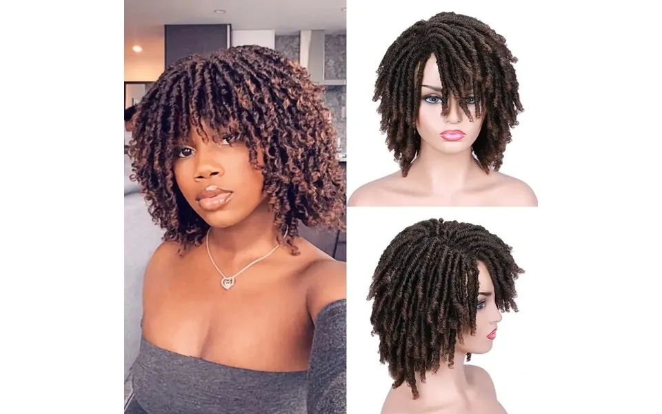 Wig Short Dreadlock Curly Synthetic Wig Dreadlock Headgear Wholesale