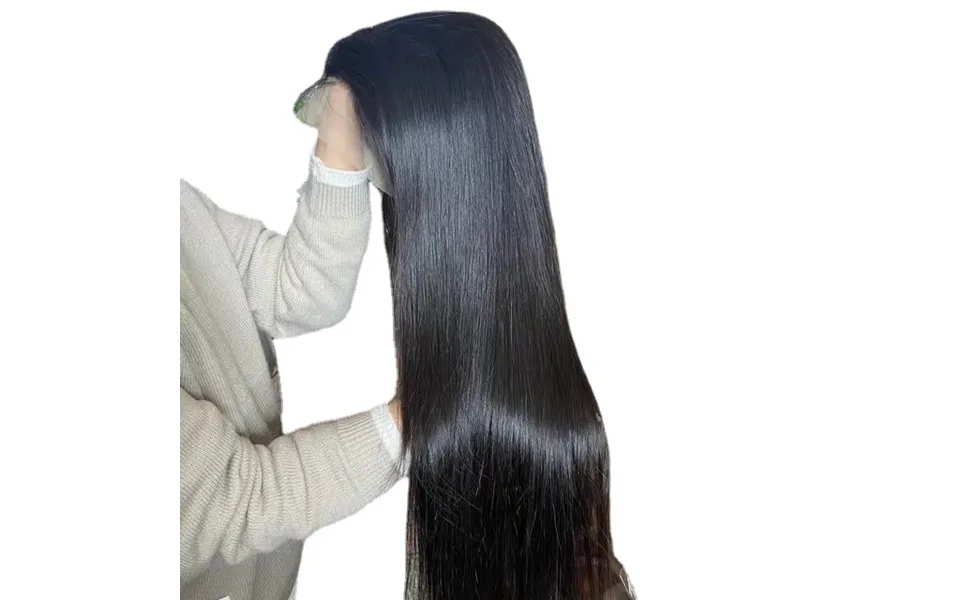 Wig Women's Long Straight Hair Front Lace Long Hair Full Headgear Factory One Piece Dropshipping