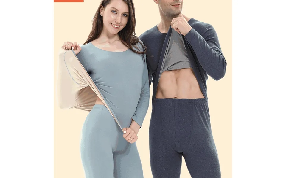 Women's Ab Cationic Thermal Underwear Set Plus Velvet De Seamless Men And Women Long Johns Thermal Clothing