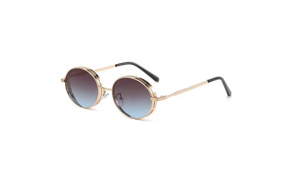 Women's Oval Metal Ladies Sunglasses Glasses Fashion All-match Driving Sunglasses