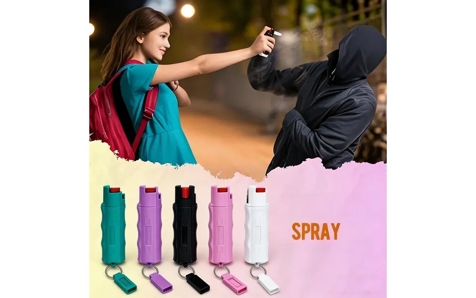 Women’s Self Defense Keychain Pepper Spray - Compact & Powerful For Personal Safety