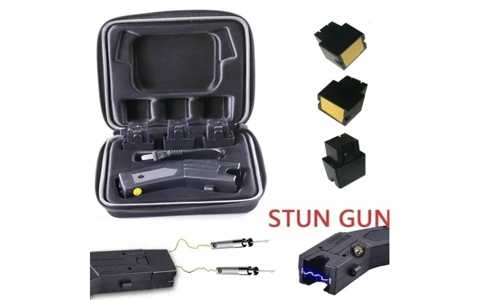 Women's Self-defense Tools Rechargeable Taser Gun Remote Electric Shock Stun Gun