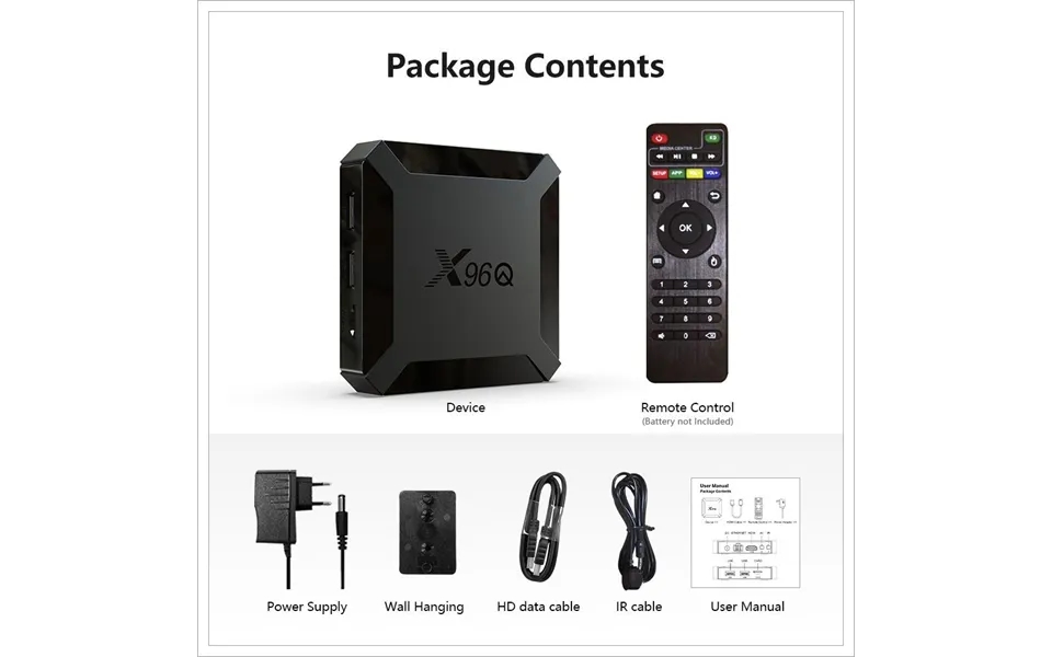 X96q Network Set-top Box 4k High-definition Wifi Android 10 Tv Box Tv Box