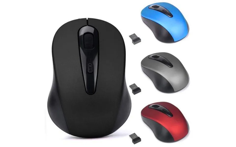 Xinweiqing Home Office 3 Keys 1600dpi 2.4ghz Wireless Mouse Usb Receiver For Pc Laptop