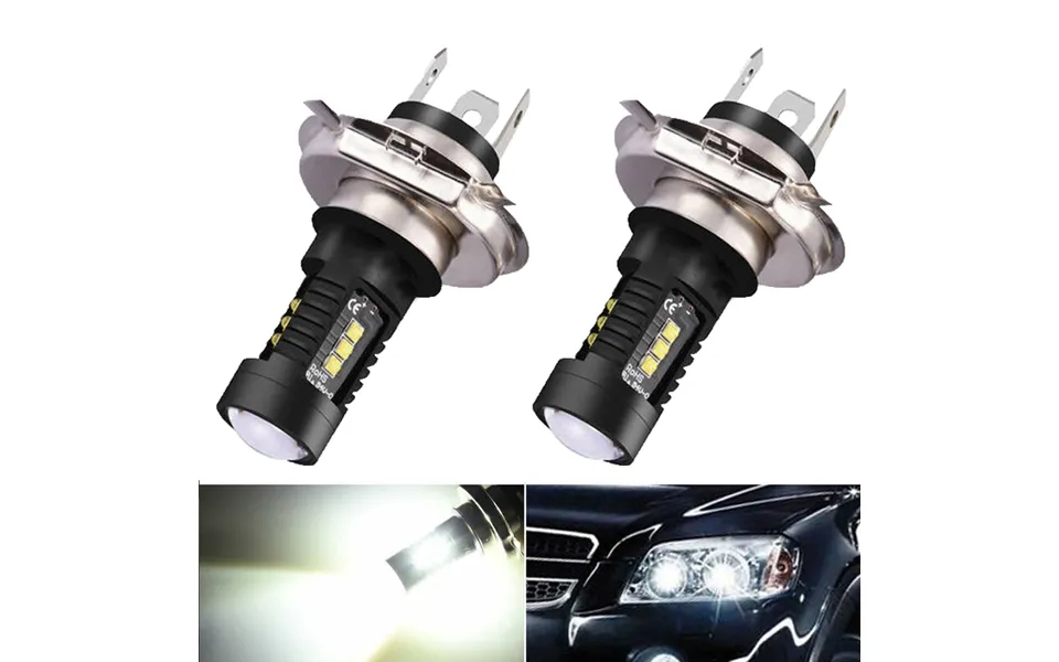 Yuanmheng 2pcs H4 9003 60w 6000k Car Vehicle Led Headlight High Low Beam Fog Lamp Bulb