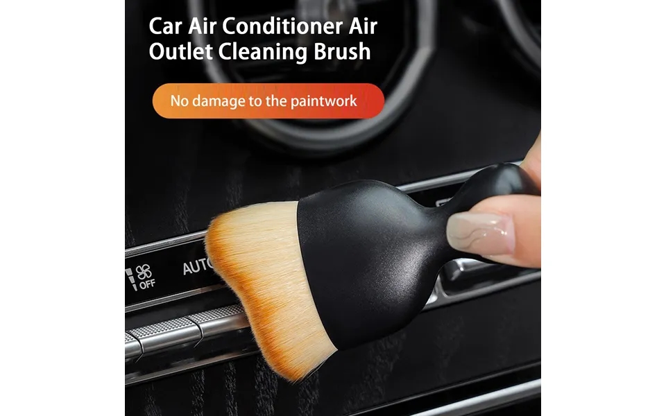 Yuanmheng Air Outlet Brush Car Crevice Dust Removal Air Conditioner Brush Car Interior Cleaning Tool