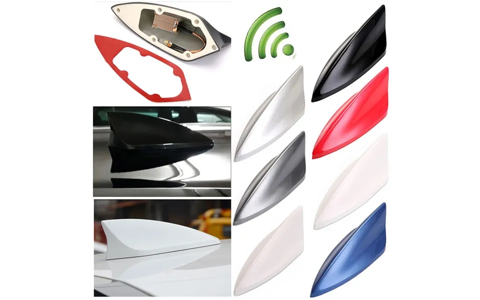 Yuanmheng Stylish Universal Auto Car Roof Shark Fin Signal Antenna Fm Am Radio Aerial