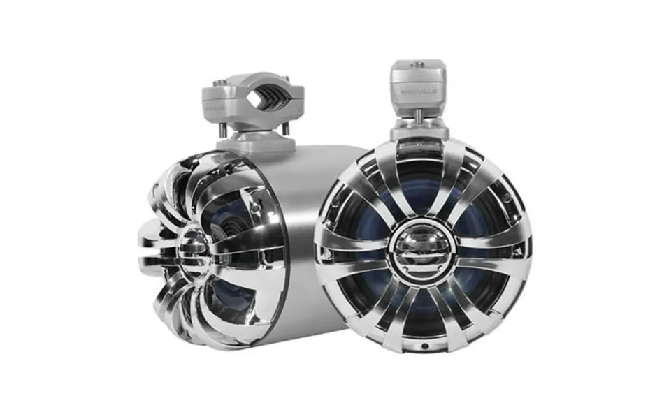 2 Rockville Wb65 6.5 600w Metal Marine Wakeboard Tower Speakers Swivel Brackets