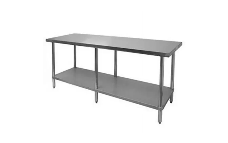 24 X 96 X 35 430 Stainless Steel Worktable Flat Top Comes In Set