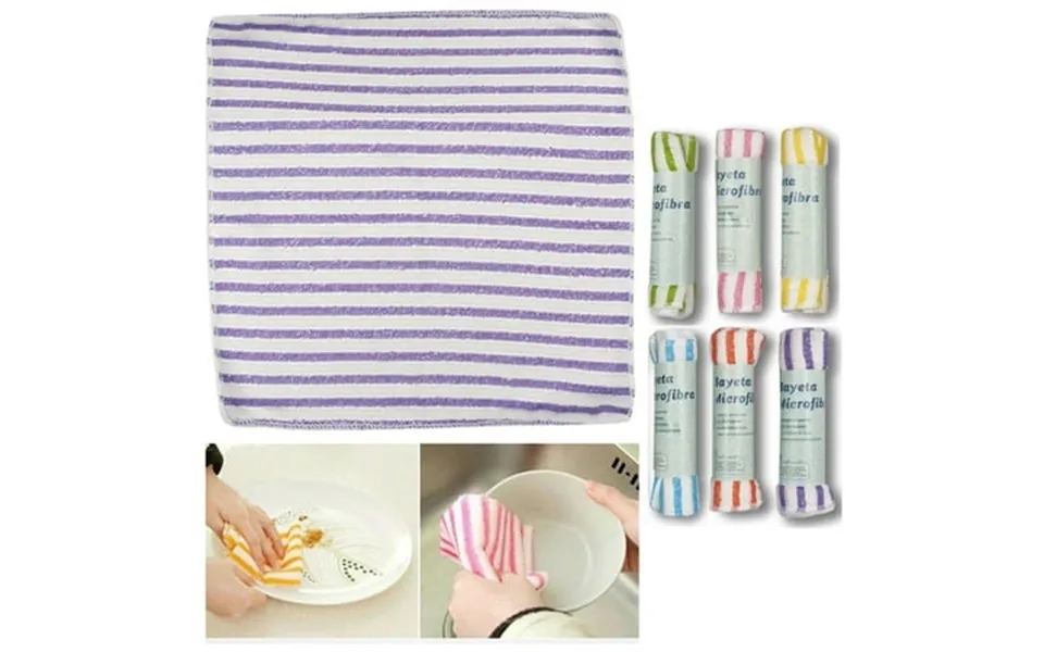4 Pc Premium Microfiber Car Wash Drying Towels Striped Professional Polishing