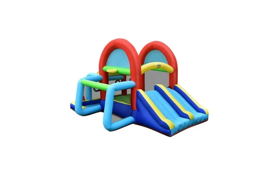 Aimee Lii Inflatable Jumping Castle Bounce House With Dual Slides Without Blower Playhouse For Kids Outdoor