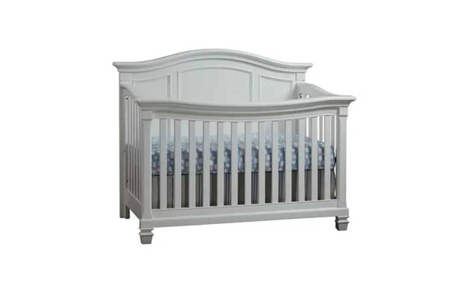 Baby Cache Glendale 4-in-1 Convertible Crib In Pure White