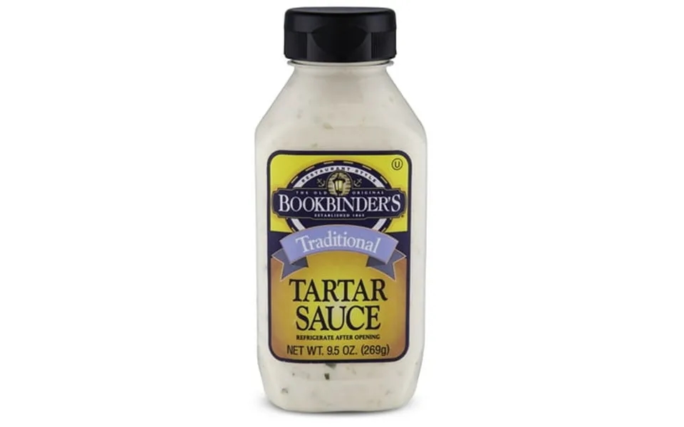 Bookbinders Traditional Tartar Sauce 9.5 Oz 9 Count