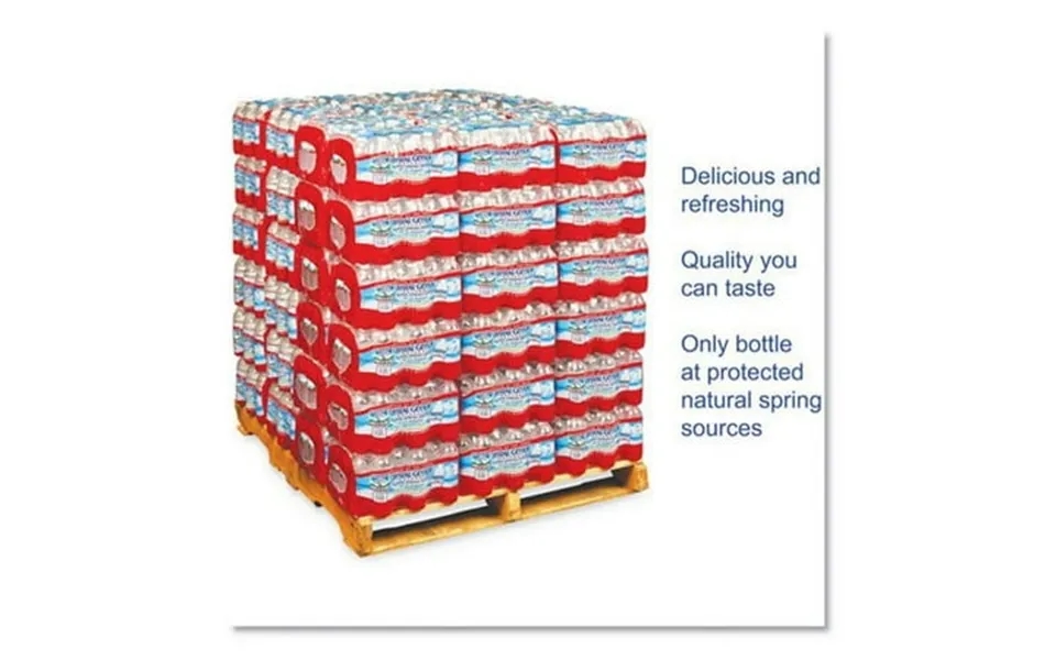 Crystal Geyser Natural Alpine Spring Water 16.9 Oz Bottle 24 Case 84 Cases Pallet