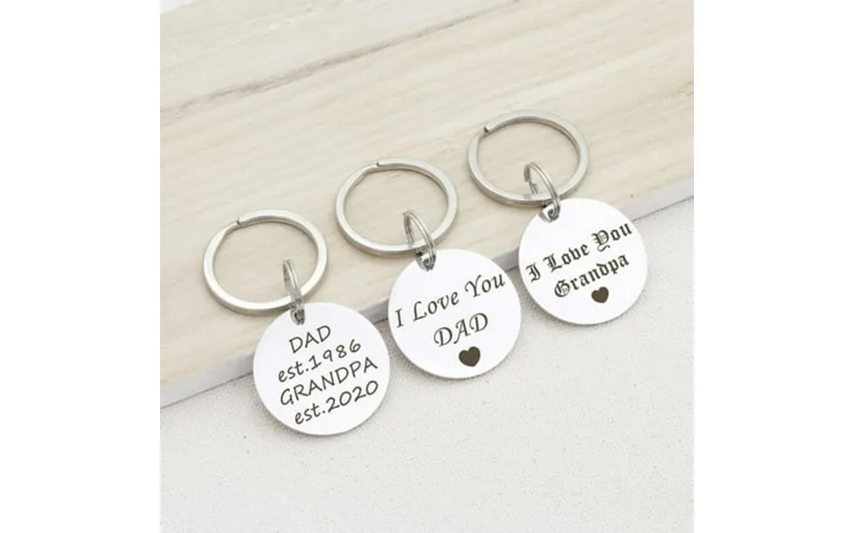 Fathers Day Gifts - Custom Keychain