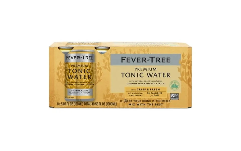 Fever-tree Premium Tonic Cans 8pk 5.07 Fl Oz