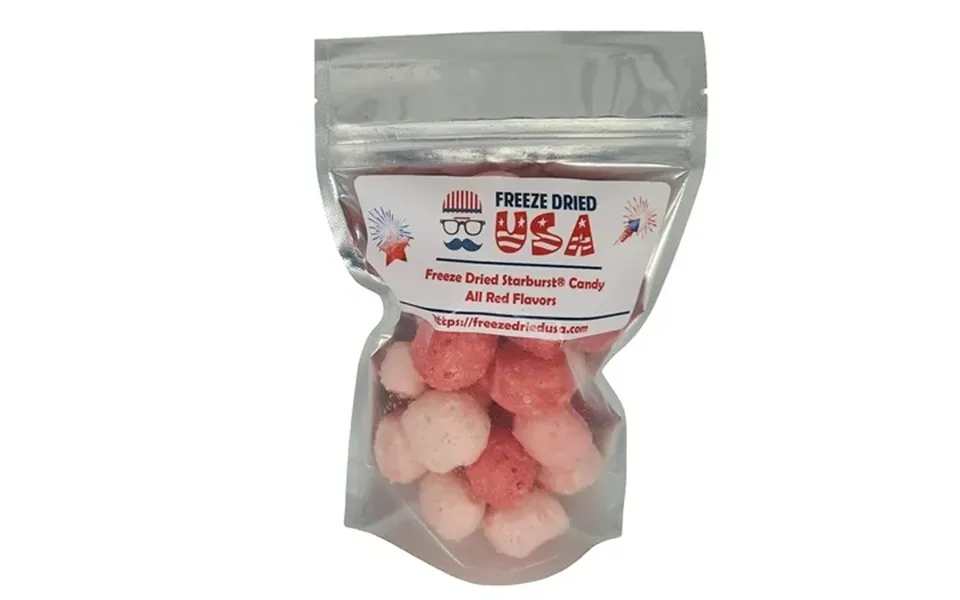 Freeze Dried Usa - All Red Starburst Fruit Candy 6 Oz