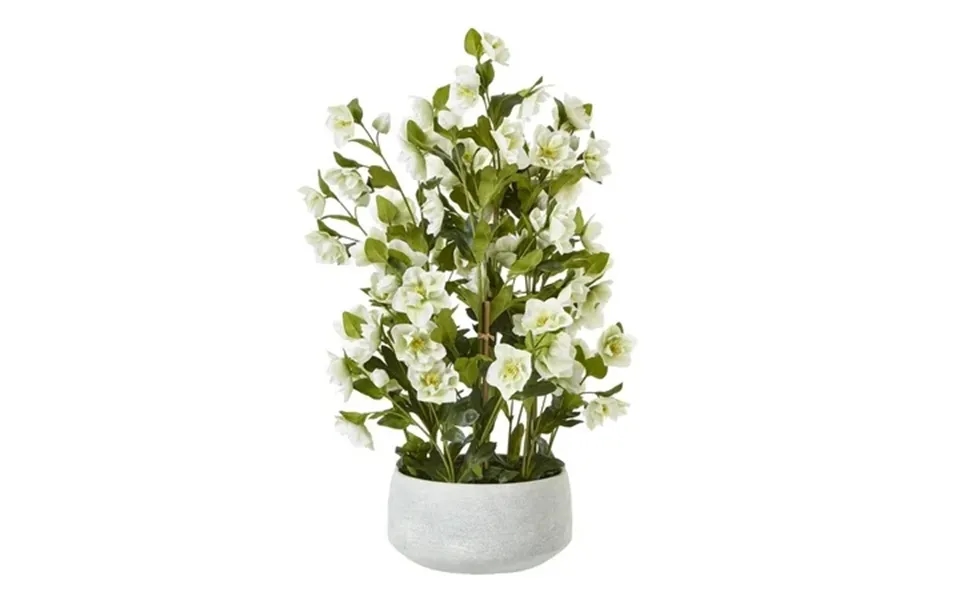 Hill Interiors Hellebore Artificial Potted Plant