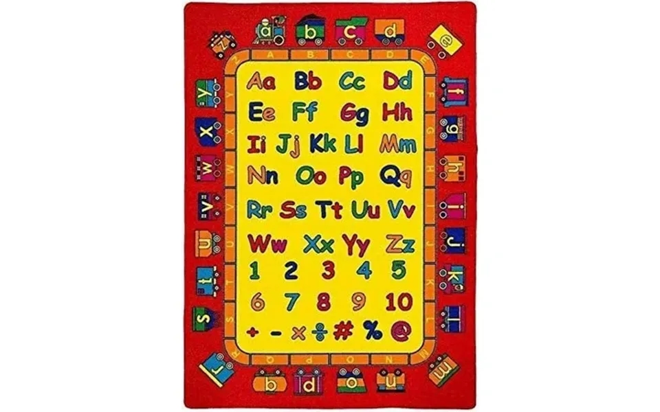 Hr-kids Rugs Letters Numbers Math Symbols-boys Girls73 X 102 Educational Play Mat For School Daycare Nursery Non-slip Ca