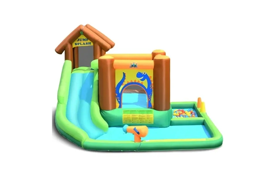 Infans Bountech Inflatable Waterslide Bounce House Climbing Wall Without Blower
