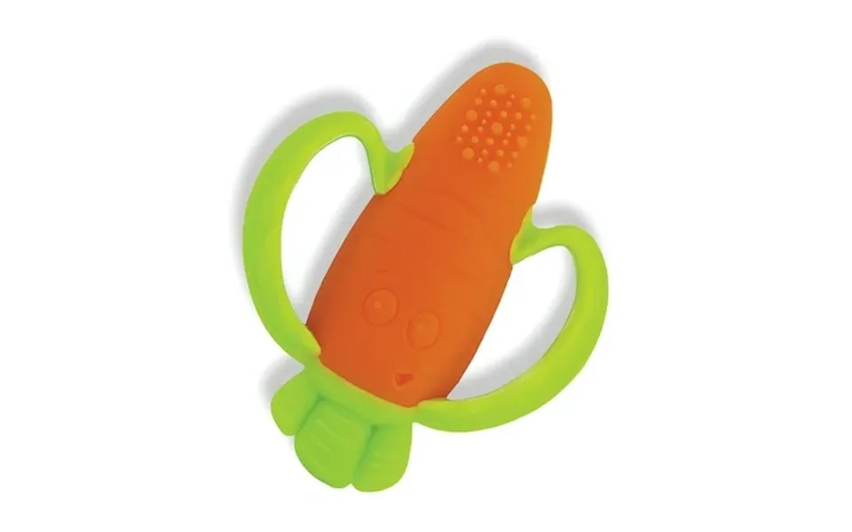 Infantino Lil Nibbles Soft Baby Teether For Newborns & Toddlers 6-12 Months Unisex Carrot