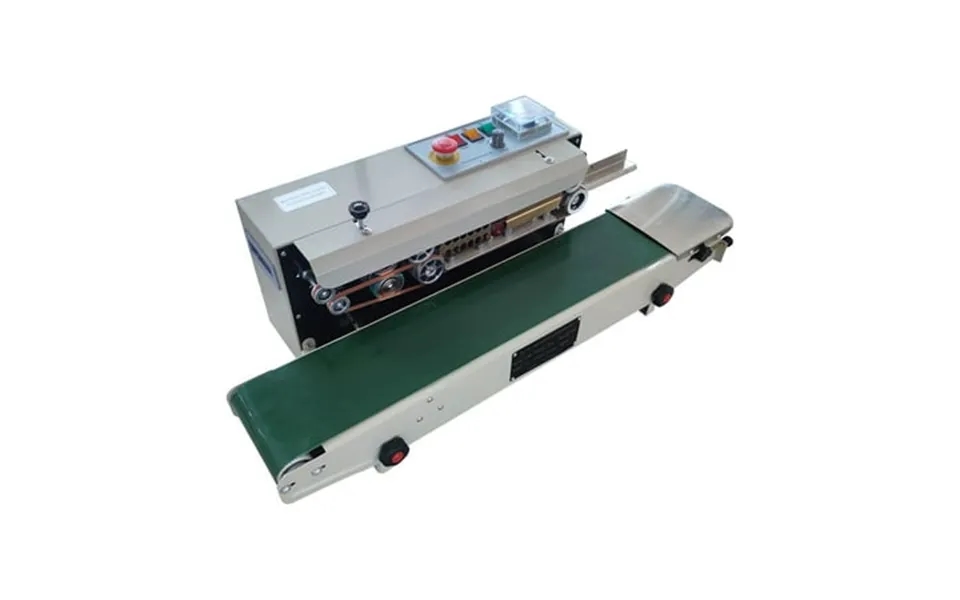 Intbuying Horizontal Auto Sealer Pvc Bag Band Continuous Sealing Machine With 770mm Teflon Belts Fr-770