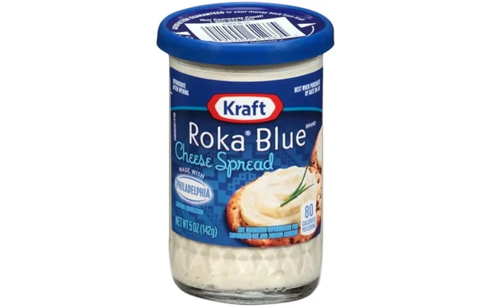 Kraft Roka Blue Cheese Spread With Philadelphia Cream Cheese 5 Oz Jar