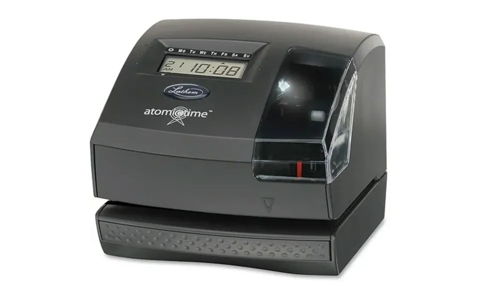 Lathem 1600e Tru Align Attendance Time Clock With Whisper Print Technology