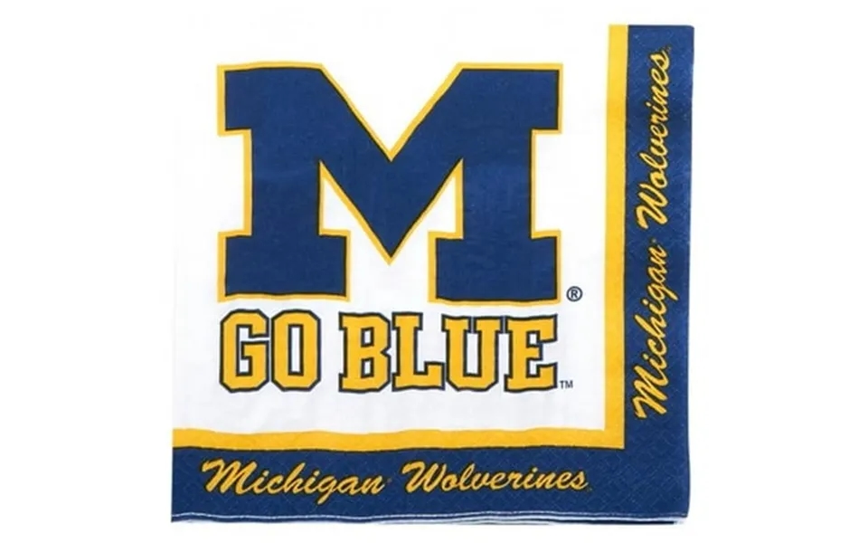Michigan Wolverines Lunch Napkins