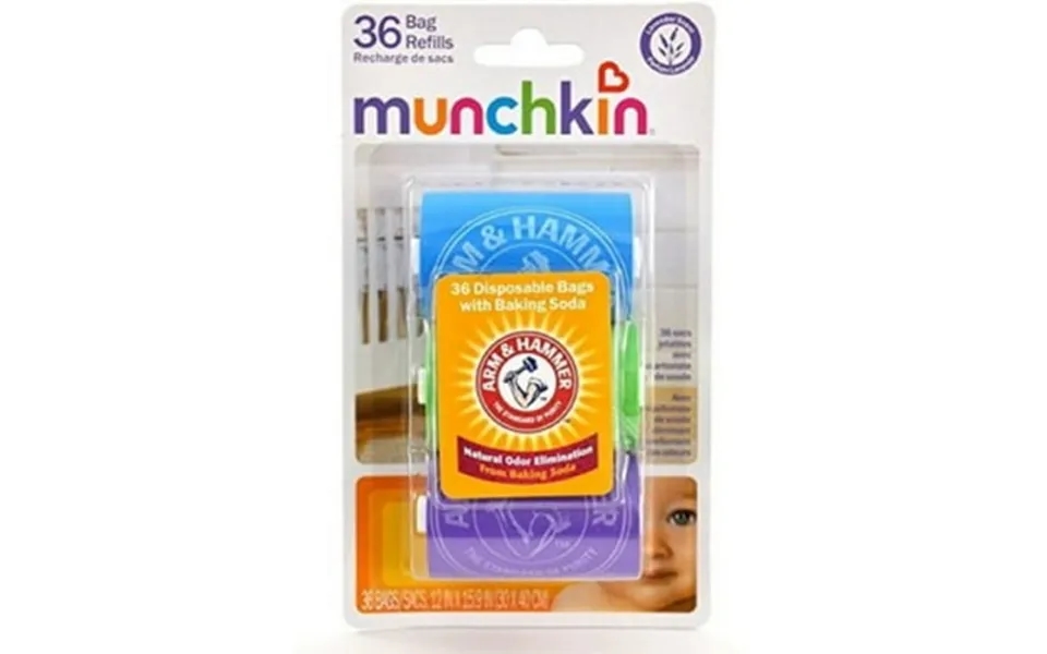 Munchkin Arm And Hammer Diaper Bag Refill 36 Bags
