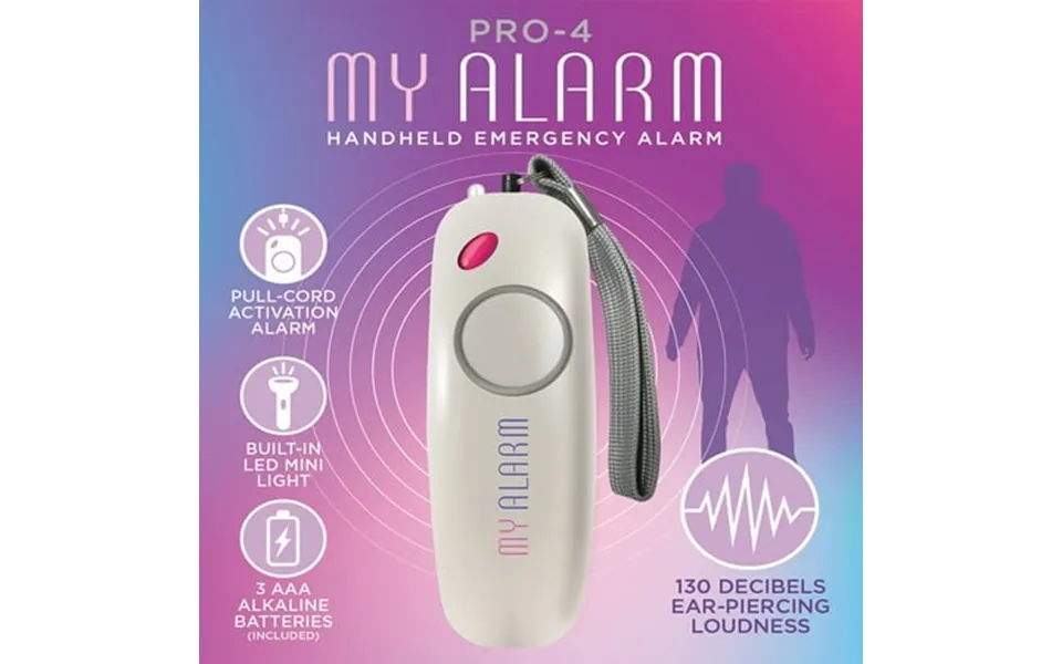 Pocket-sized Mini Personal Alarm With Batteries