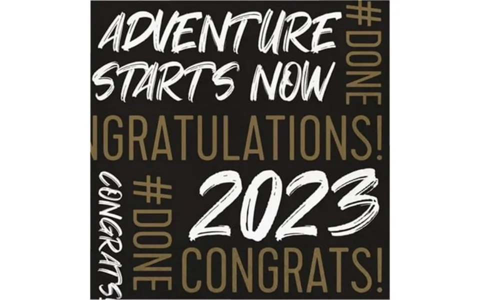 Ptyc 362908 Golden Graduation Luncheon Napkin