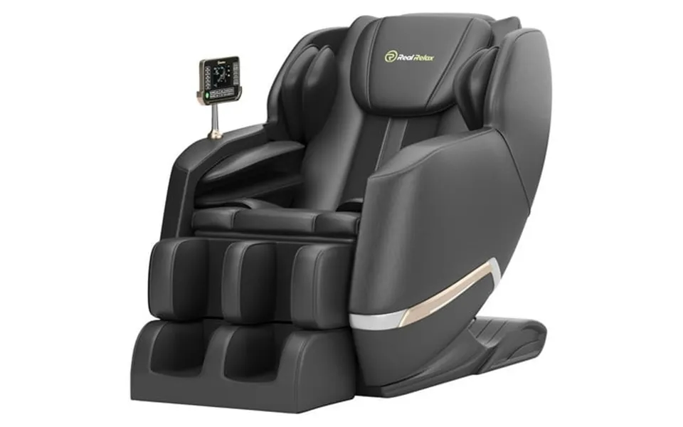 Real Relax Full Body Zero Gravity Shiatsu Recliner Electric Massage Chair Black