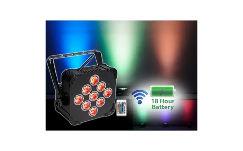 Rockville Best Par 60 Rechargeable Par Can Wash Light W Wireless Dmx Rgbwa Uv