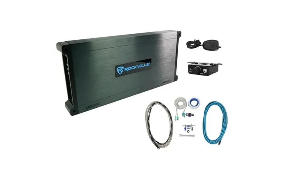 Rockville Dbm65 6-channel 2600w Rated Marine Boat Amplifier Amp Wire Kit