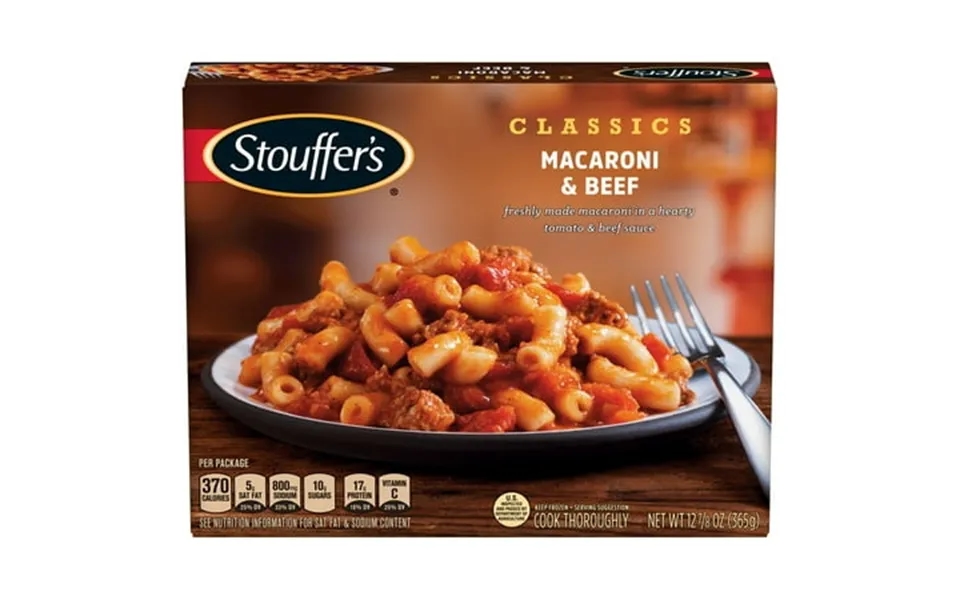 Stouffer S Macaroni And Beef W Tomatoes 12.875 Oz Pack Of 12