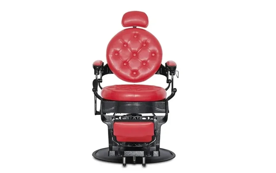 Zimtown Barber Chair All Purpose Hydraulic Recline Salon Beauty Spa Chair Styling Equipment Red