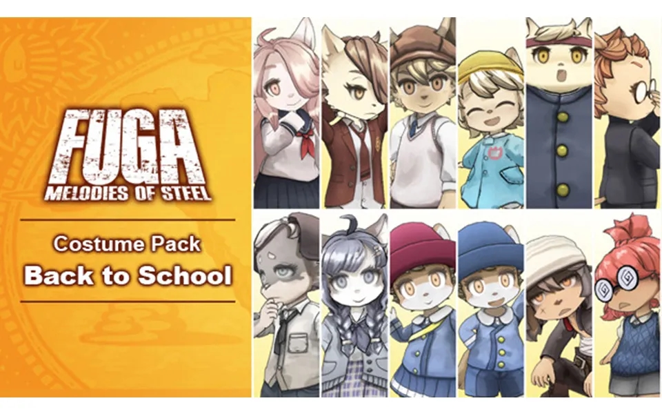 Fuga Melodies Of Steel - Back To School Costume Pack