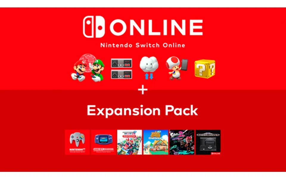 Nintendo Switch 365 Days Online Membership Expansion Pack Nintendo Switch 1&2 Eu