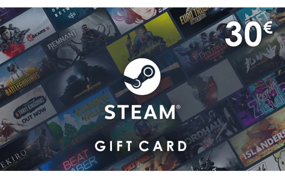Steam Wallet 30 Eur - Steam Gift Card