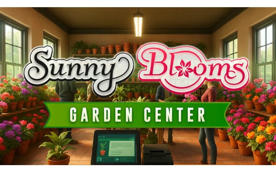 Sunny Blooms Garden Center