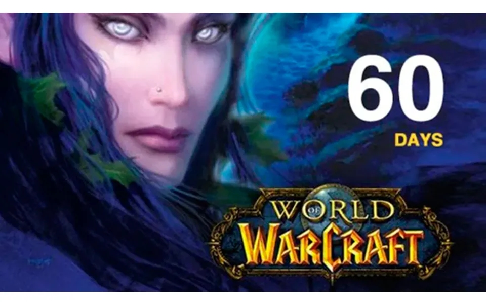 World Of Warcraft 60 Day Time Card Eu