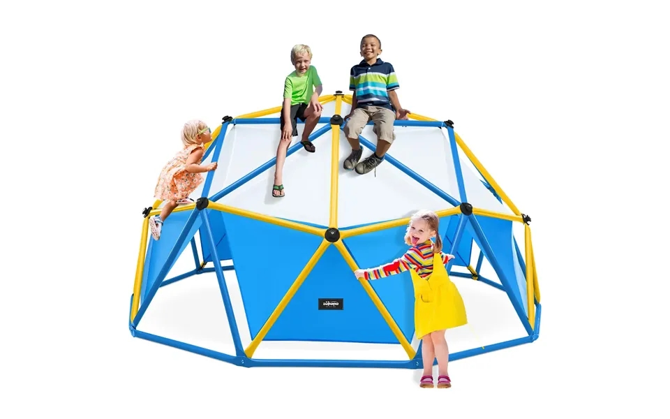 1000lbs New Upgraded Dome Climber 10ft - Blue&yellow