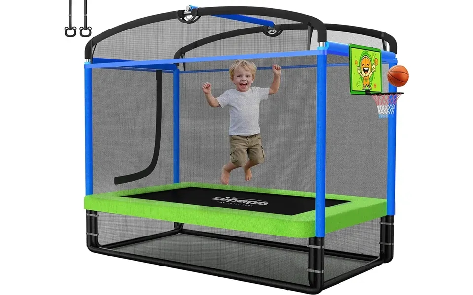 220lbs 6ft Rectangle Kids Trampoline