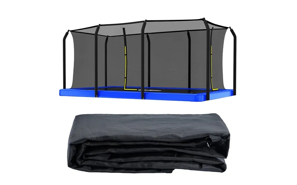 Rectangular Trampoline Jumping Mat With Net Replacement - 8x14ft