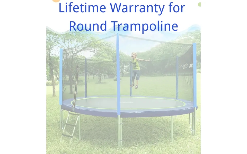 Zupapa Lifetime Warranty For Yard Trampolines - Round